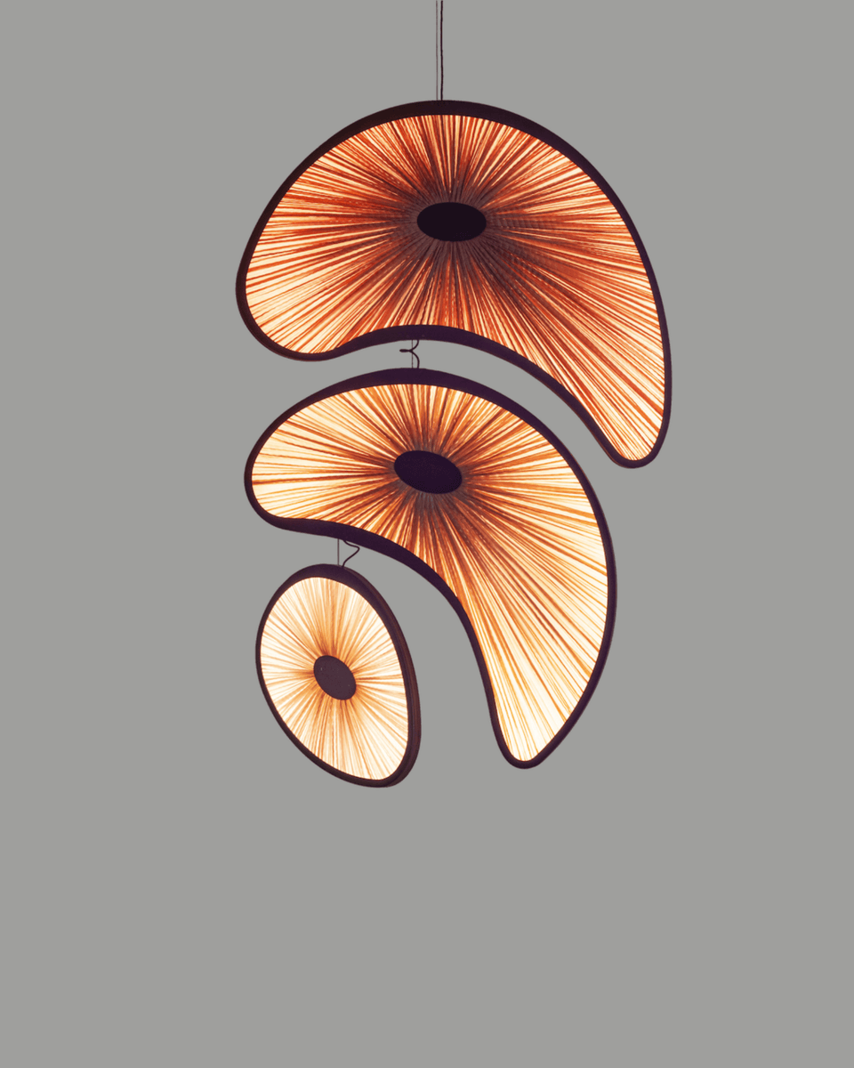 青葉市子  KARCH / CELESTIALLY LIGHT Lake Chad Mobile 3 by Aqua Creations | Light Becomes Art