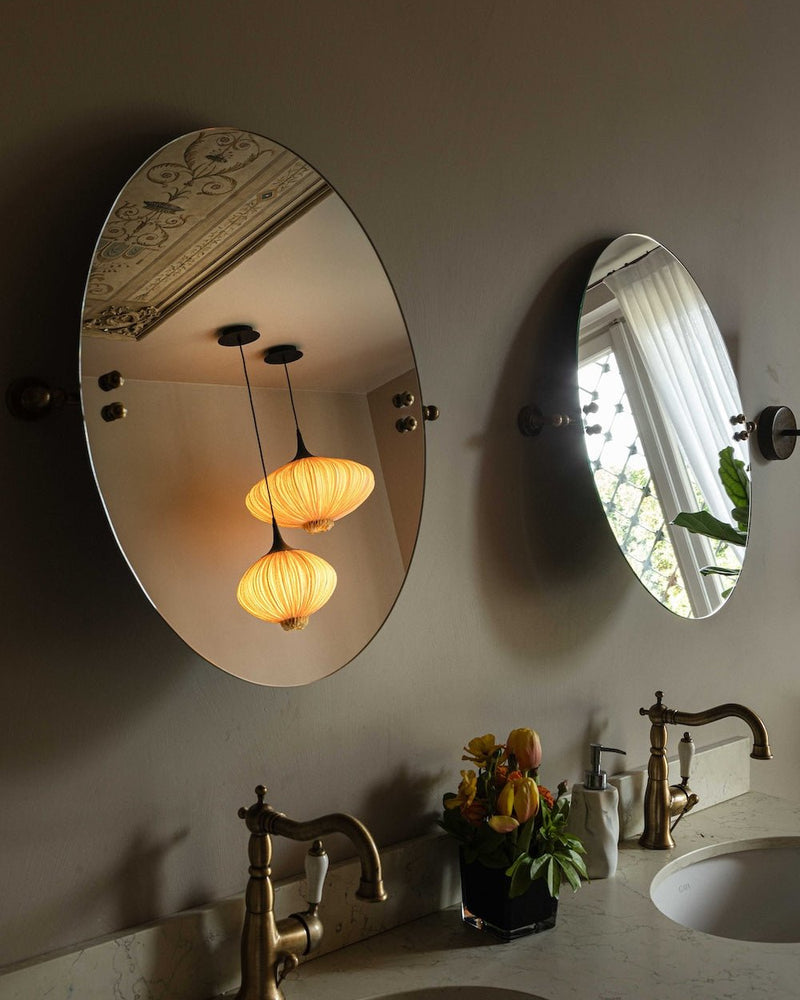 Suuria Son Pendant Light by Aqua Creations Luminary Design Studio at Villa Flora - Lake Como. Interior design by Ingrid Steyrer. Photo by Mattia Aquila.