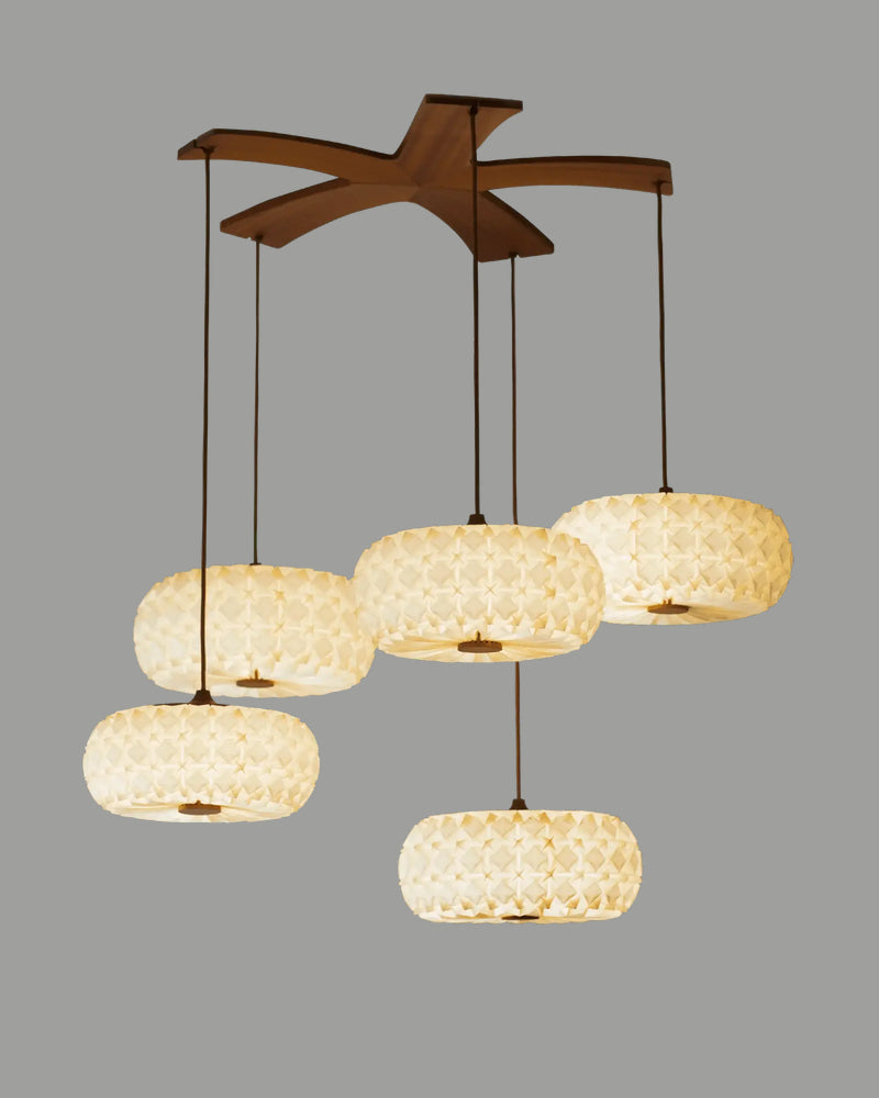 5 Molecules Chandelier by Aqua Creations Luminary Design Studio
