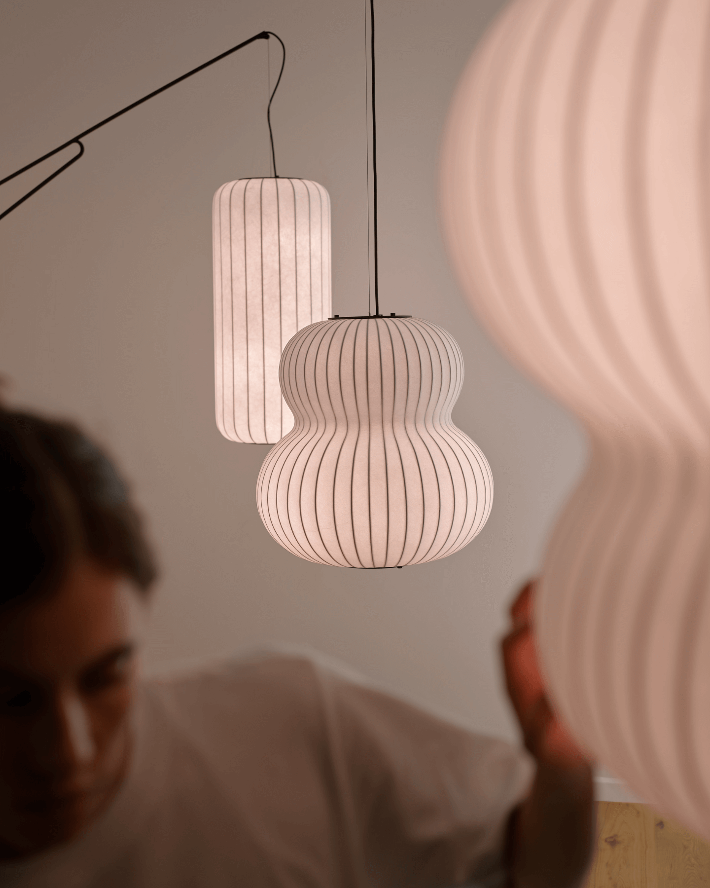 Introducing a new member of the ToTeM Family: Oji Floor & Pendant Lamp