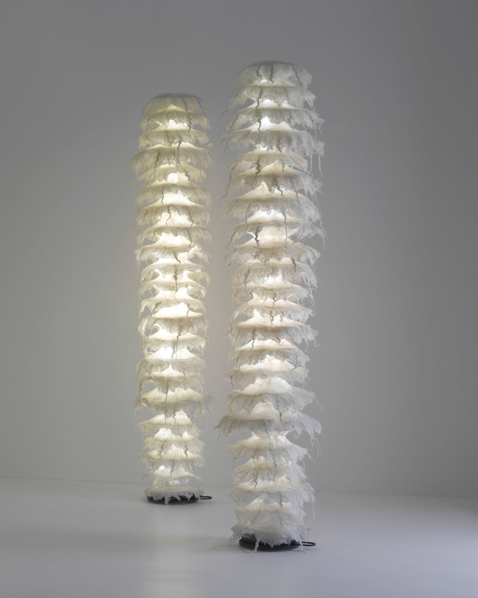 Apaya Apaya Family | Artisanal Felt Floor Lamps – Aqua Creations Studio