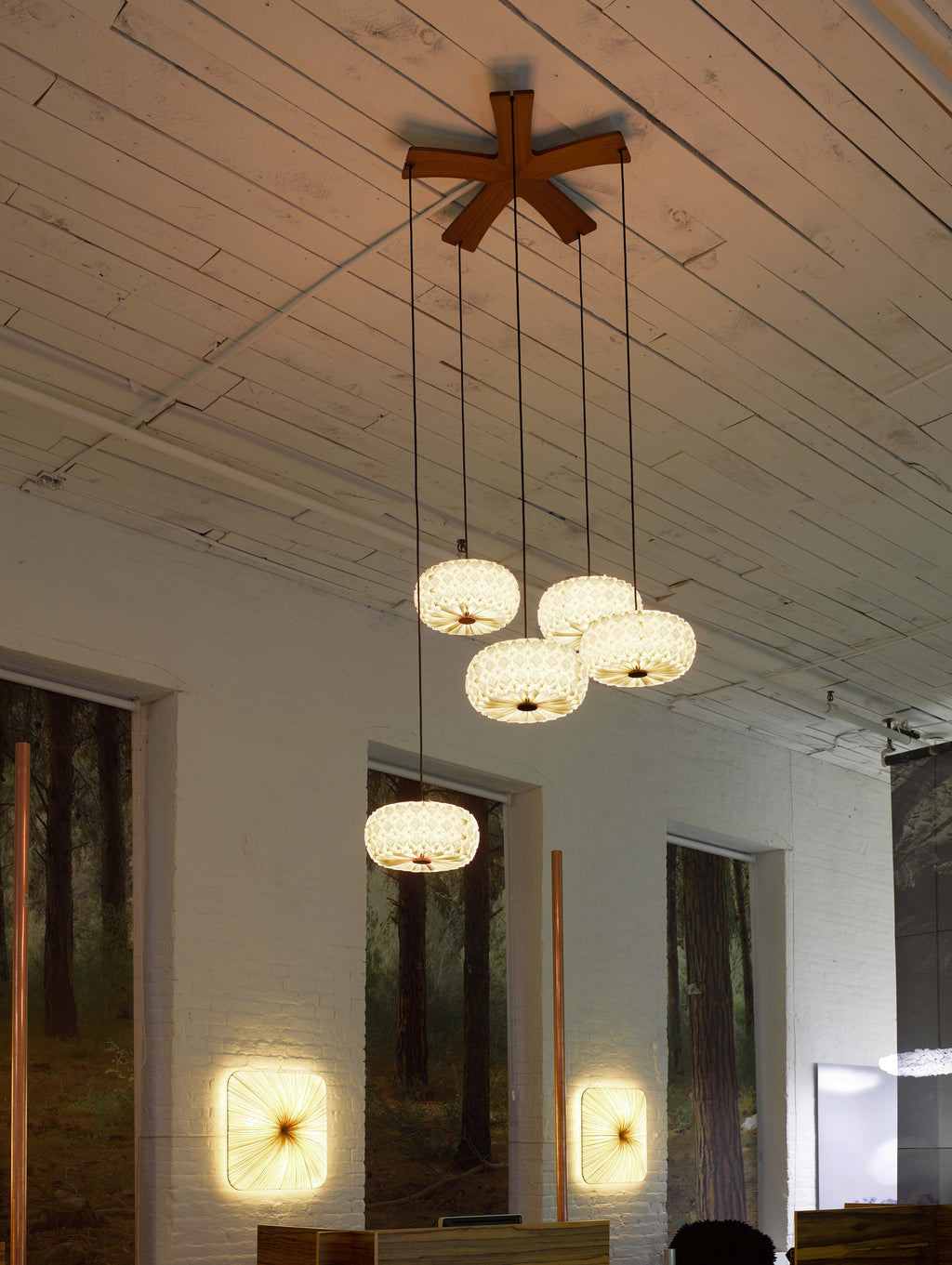 5 Molecules Chandelier