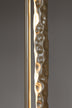 Gliding Carve Floor — artisanal floor lamp in hand-dyed silk by Aqua Creations