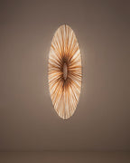 Liana Wall & Ceiling Light designer hand-dyed silk wall and ceiling light by Aqua Creations