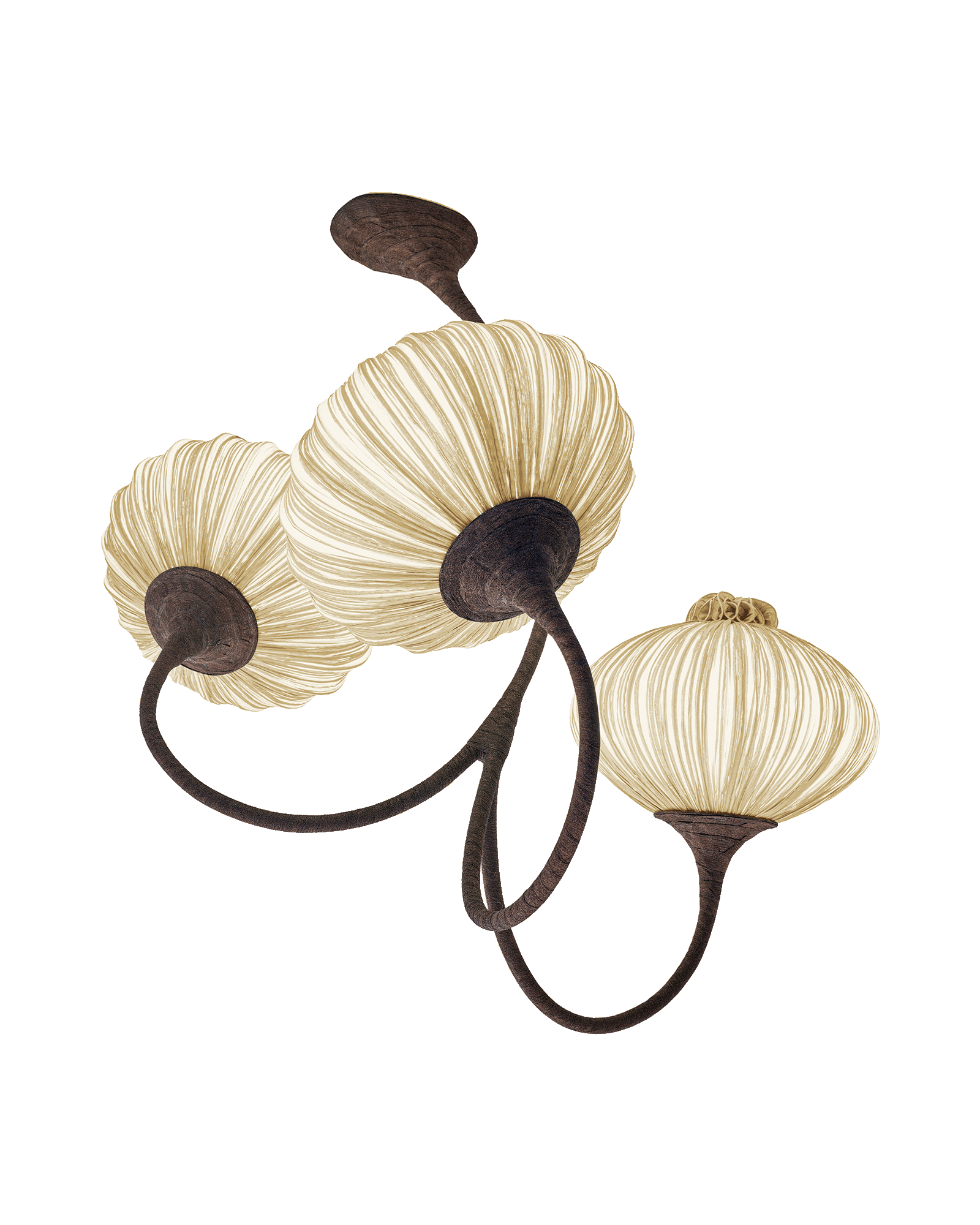 【美品】HEAVEN Manhattan 31 3 Palms Chandelier | Aqua Creations – Aqua Creations Studio