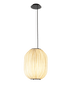 C1 Pendant Light — sculptural pendant light in hand-dyed silk by Aqua Creations