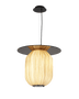 C1+ Pendant Light — contemporary pendant light in hand-dyed silk by Aqua Creations