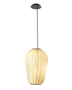 C2 Pendant Light — hand-dyed silk pendant light, translucent, Aqua Creations