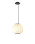 C5 Pendant Light — luminous pendant light in hand-dyed silk by Aqua Creations