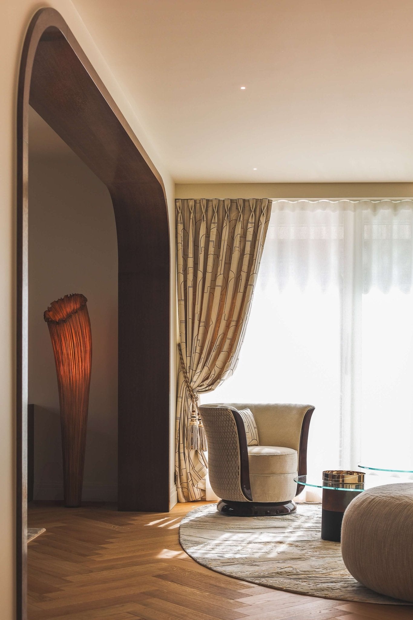 Horn Floor by Aqua Creations, featured in an apartment in Biarritz, Interior design by Alice Rose, RoseDesign agency - Photo by Pauline Azur.