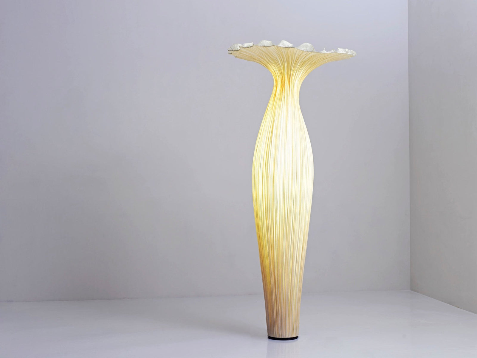 Morning Glory in Cream silk