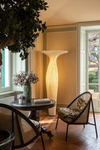 Morning Glory Floor Lamp by Aqua Creations. Featured at the Villa Flora - Lake Como. Interior design by Ingrid Steyrer. Photo by Mattia Aquila.
