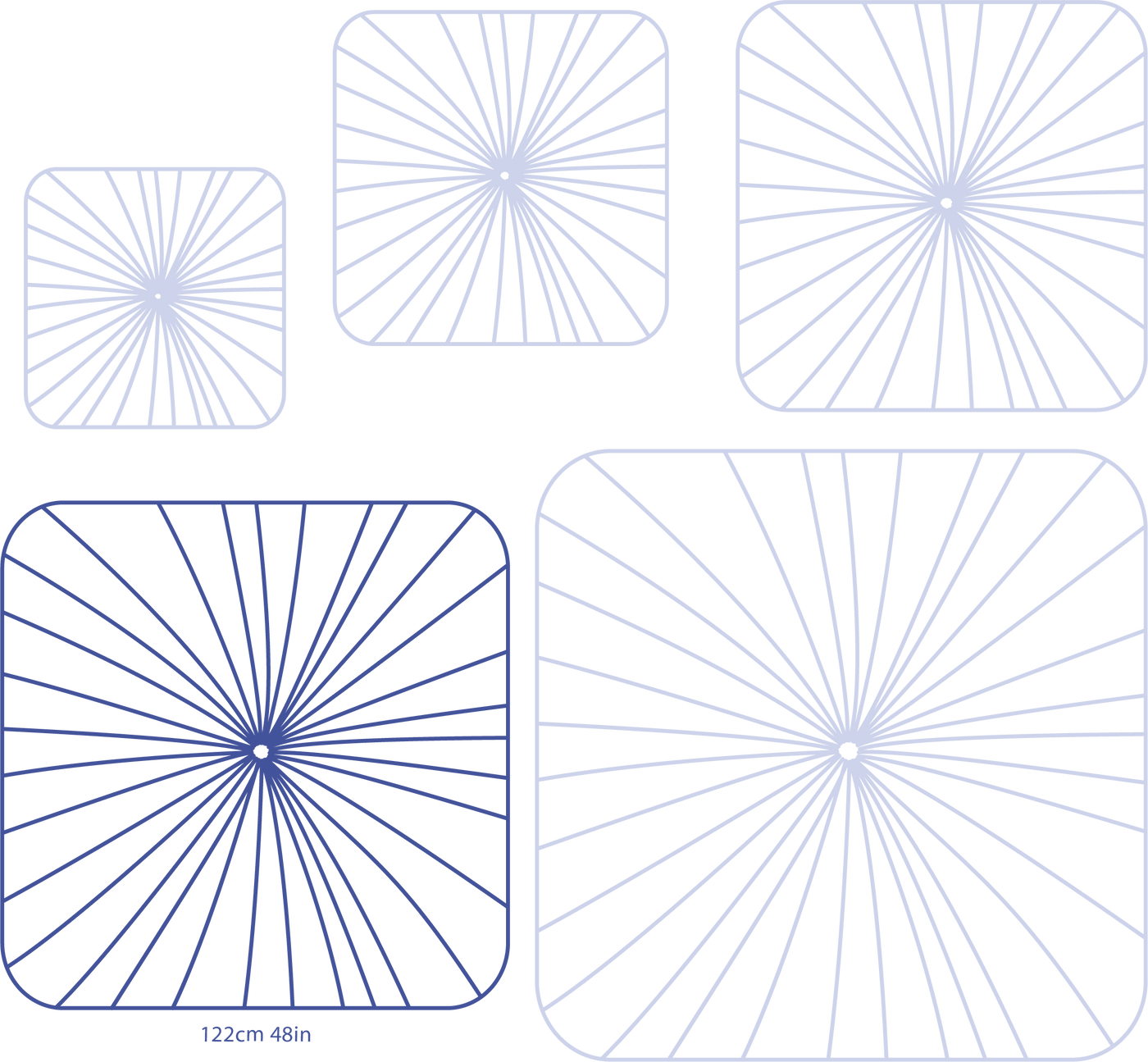 Nara Wall & Ceiling Light - size: 122cm 48in