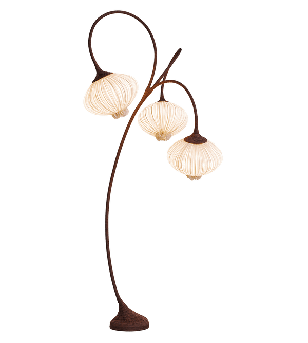 Palm Tree Floor Lamp designer handmade floor lamp by Aqua Creations