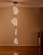 Raw Mobile Hanging Lights by Aqua Creations Luminary Design Studio