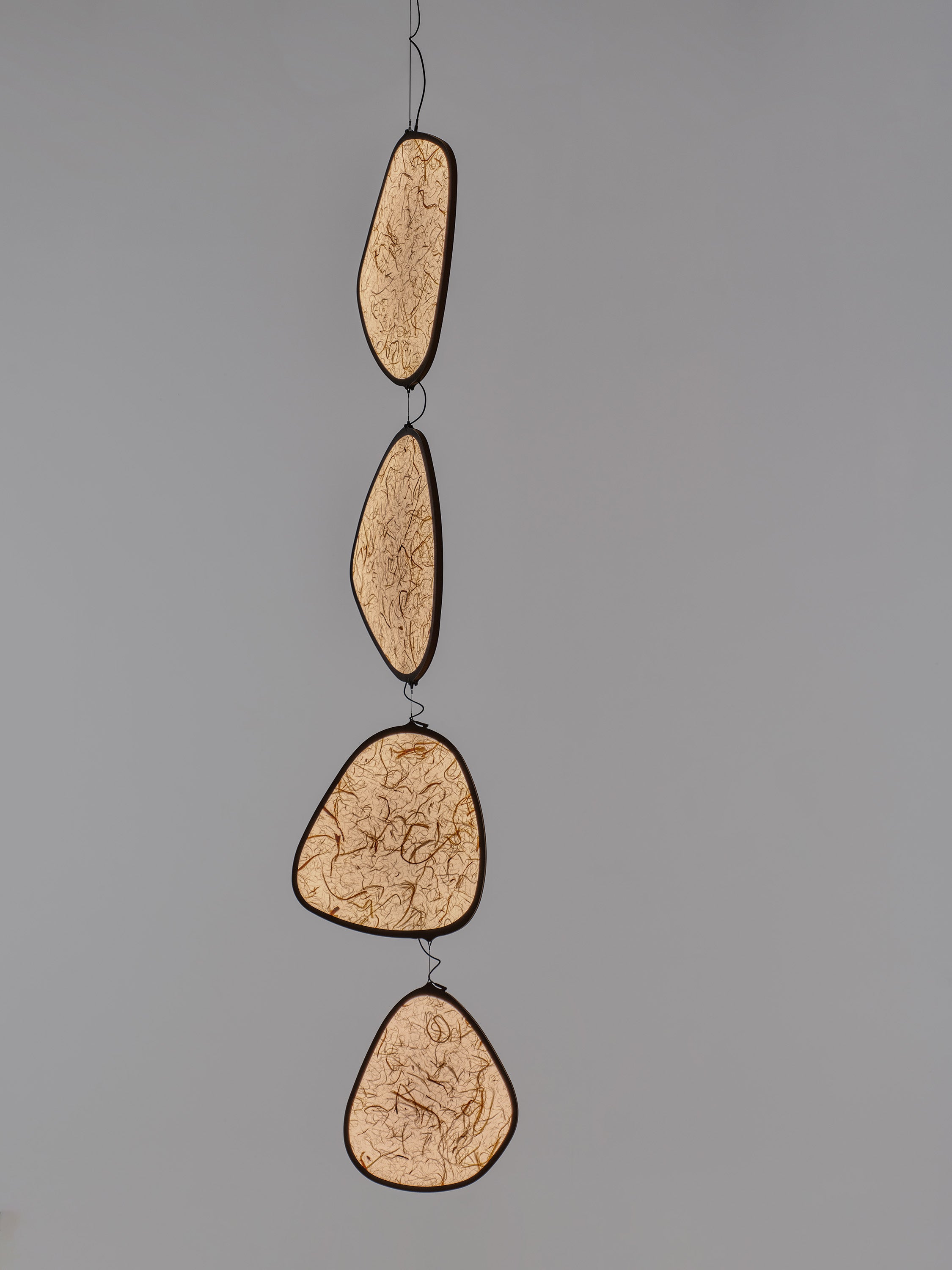 Raw Mobile Hanging Lights by Aqua Creations Luminary Design Studio