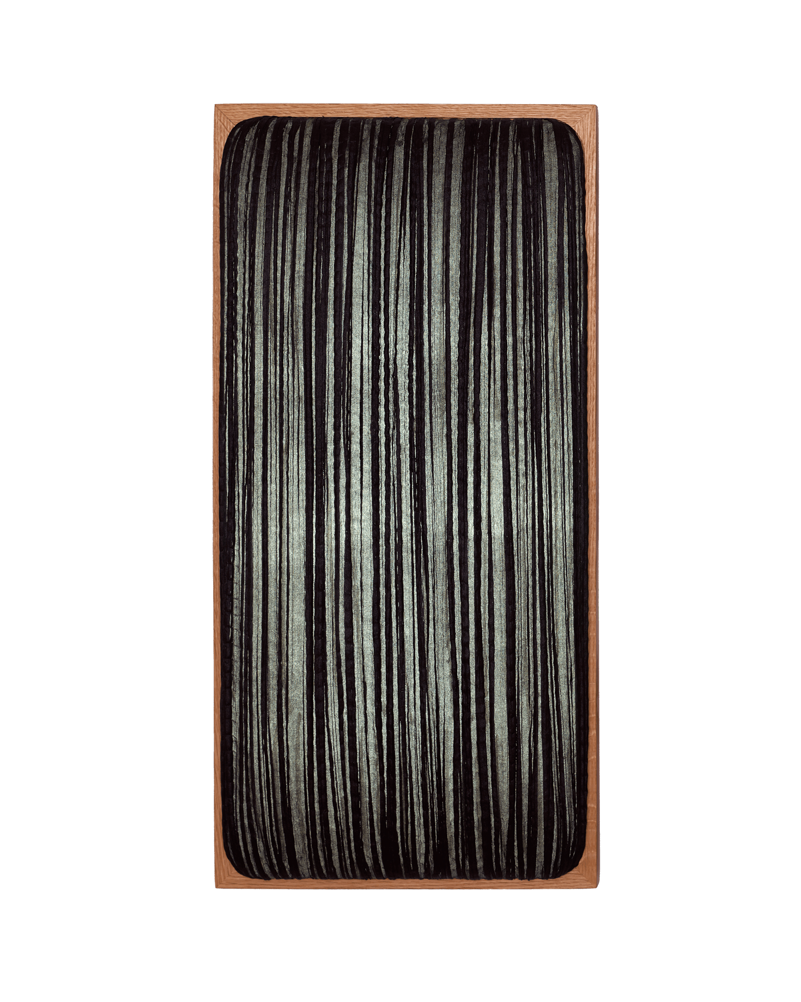 Simon Says Maybe Wall & Ceiling Light in Coal silk color & Oak wooden Frame