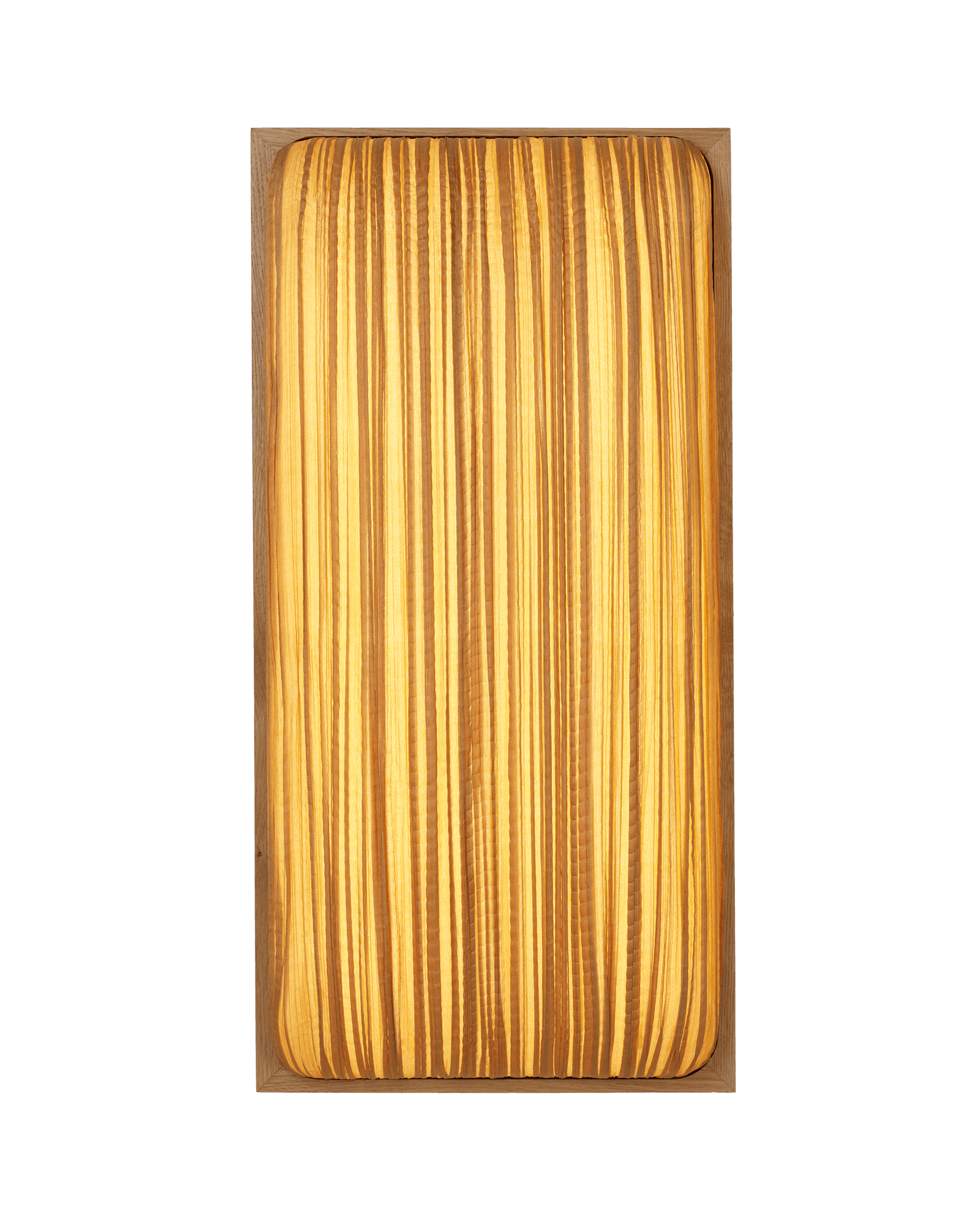 Simon Says Maybe Wall & Ceiling Light in Sand silk color & Oak wooden Frame