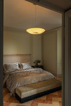 Stand By Pendant Light 24" / 60 cm by Aqua Creations. Featured in the Villa Flora on Lake Como, Italy, designed by Ingrid Steyrer Interior Design. Photo by: Mattia Aquila.