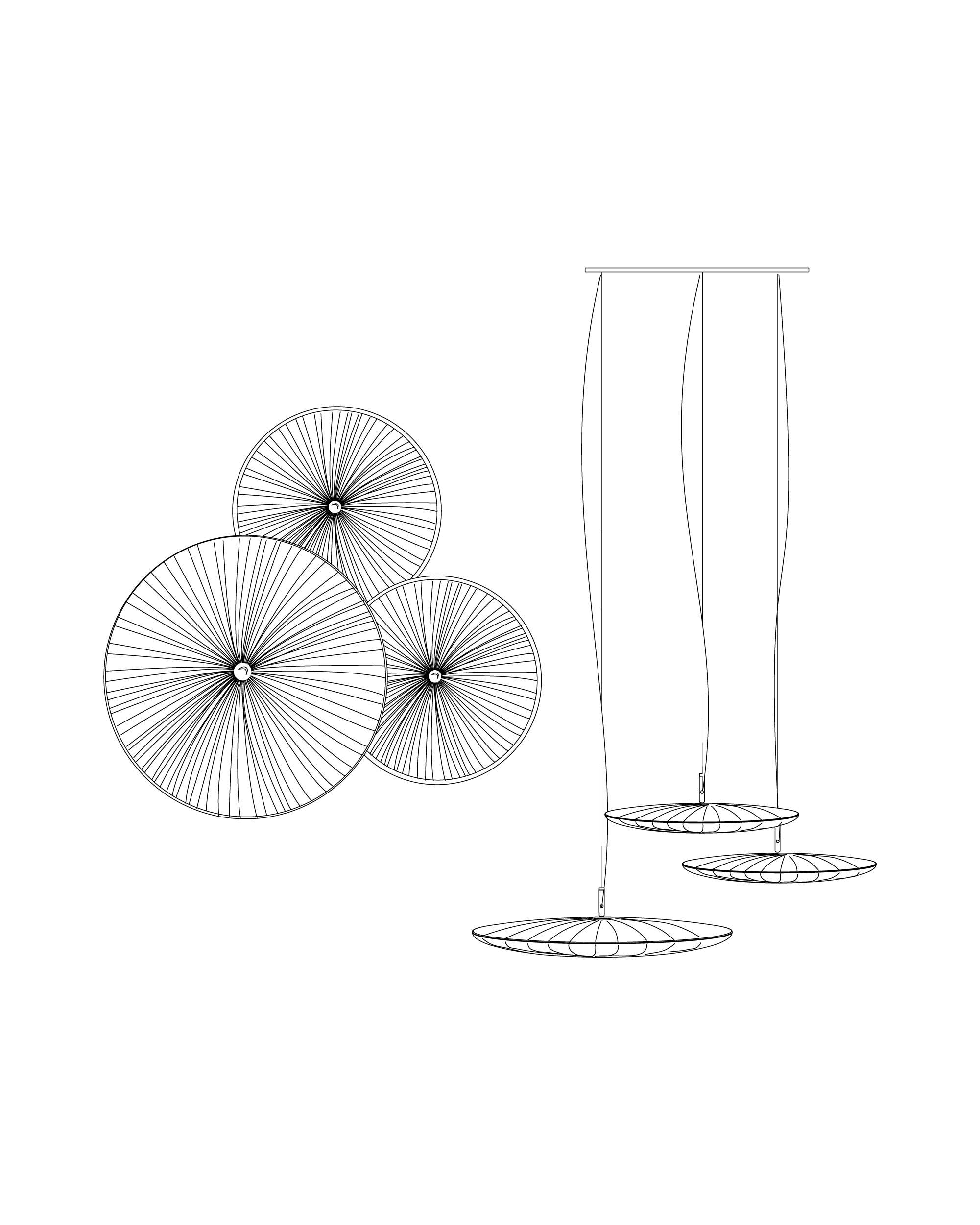 Stand By Trio Chandelier