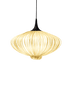 Suuria Pendant Light — luxury pendant light for bedroom in Gold hand-dyed silk by Aqua Creations