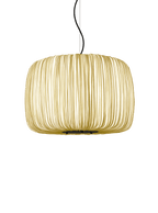 Te Silk Arm Wall Light in Gold hand-dyed silk, wall sconce for the bedroom, Aqua Creations