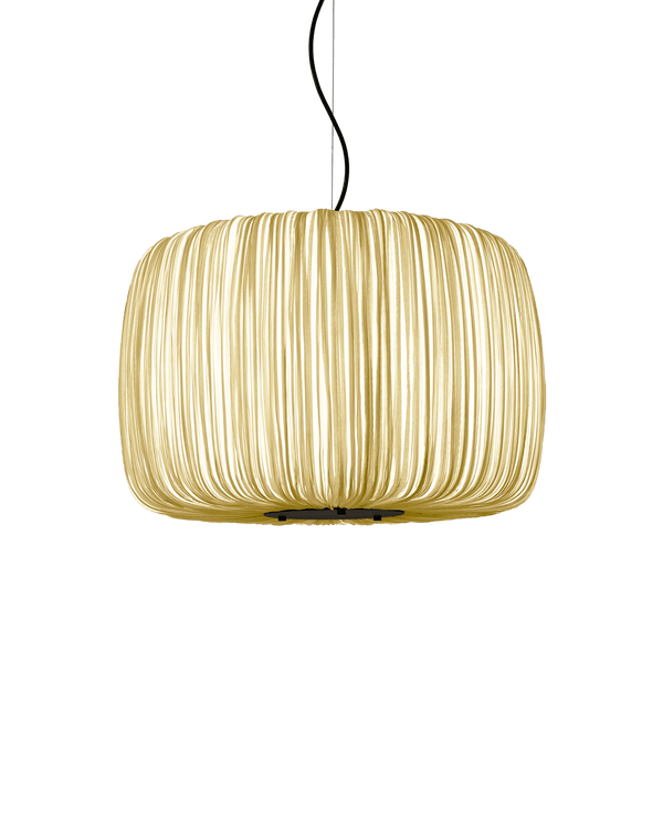 Te Silk Arm Wall Light in Gold hand-dyed silk, wall sconce for the bedroom, Aqua Creations