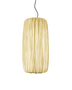To Silk Pendant Light in Gold hand-dyed silk, statement pendant light, Aqua Creations