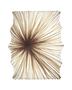 Zika Wall & Ceiling Light in Cream hand-dyed Tussar silk by Aqua Creations