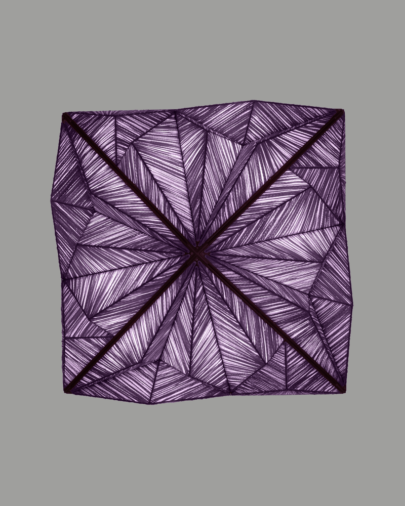 Zooid 1M Wall & Ceiling Light in Dark silk color