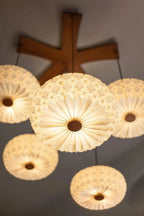 5 Molecules Chandelier by Aqua Creations Luminary Design Studio