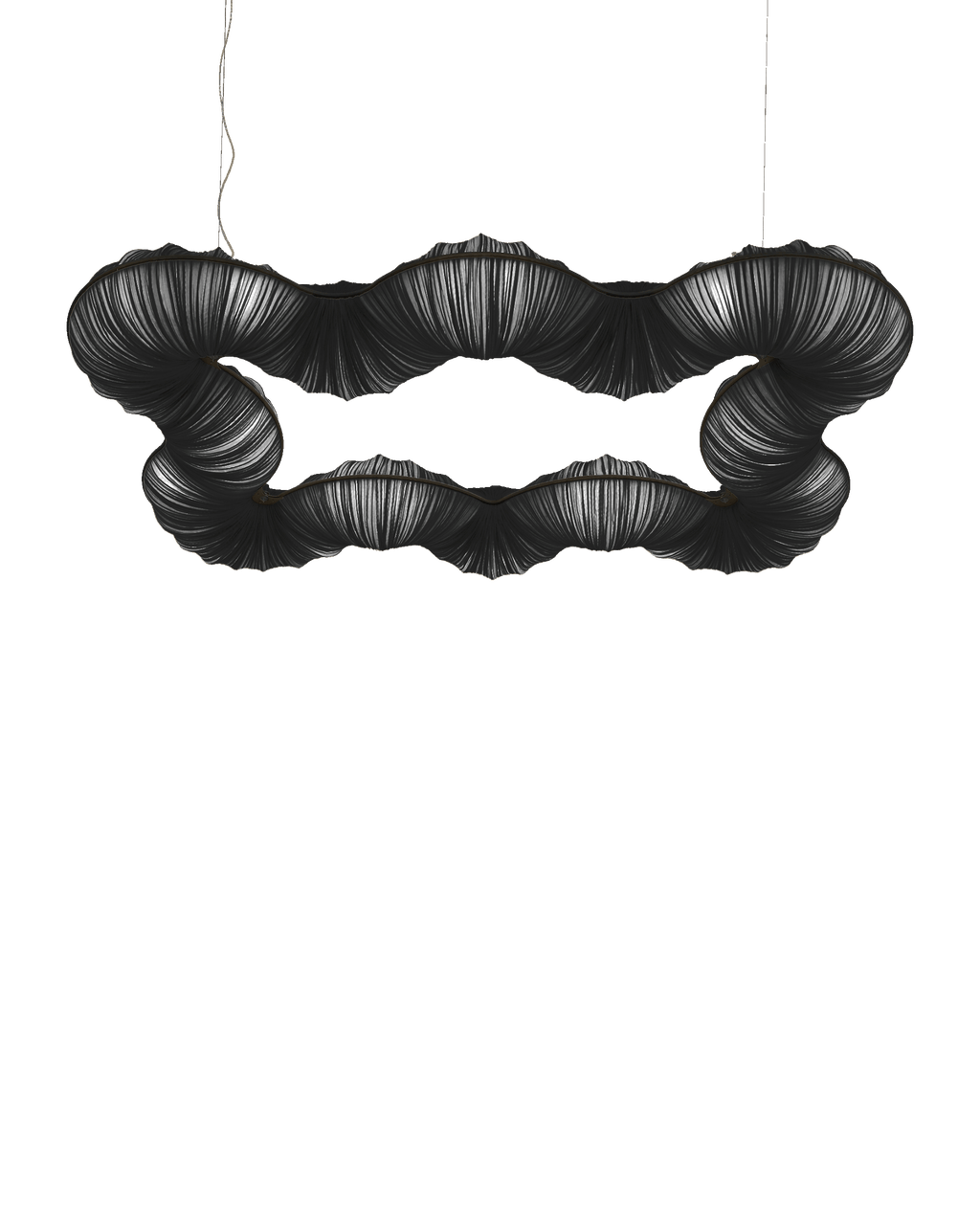 Rotini 140x208 in Coal Silk