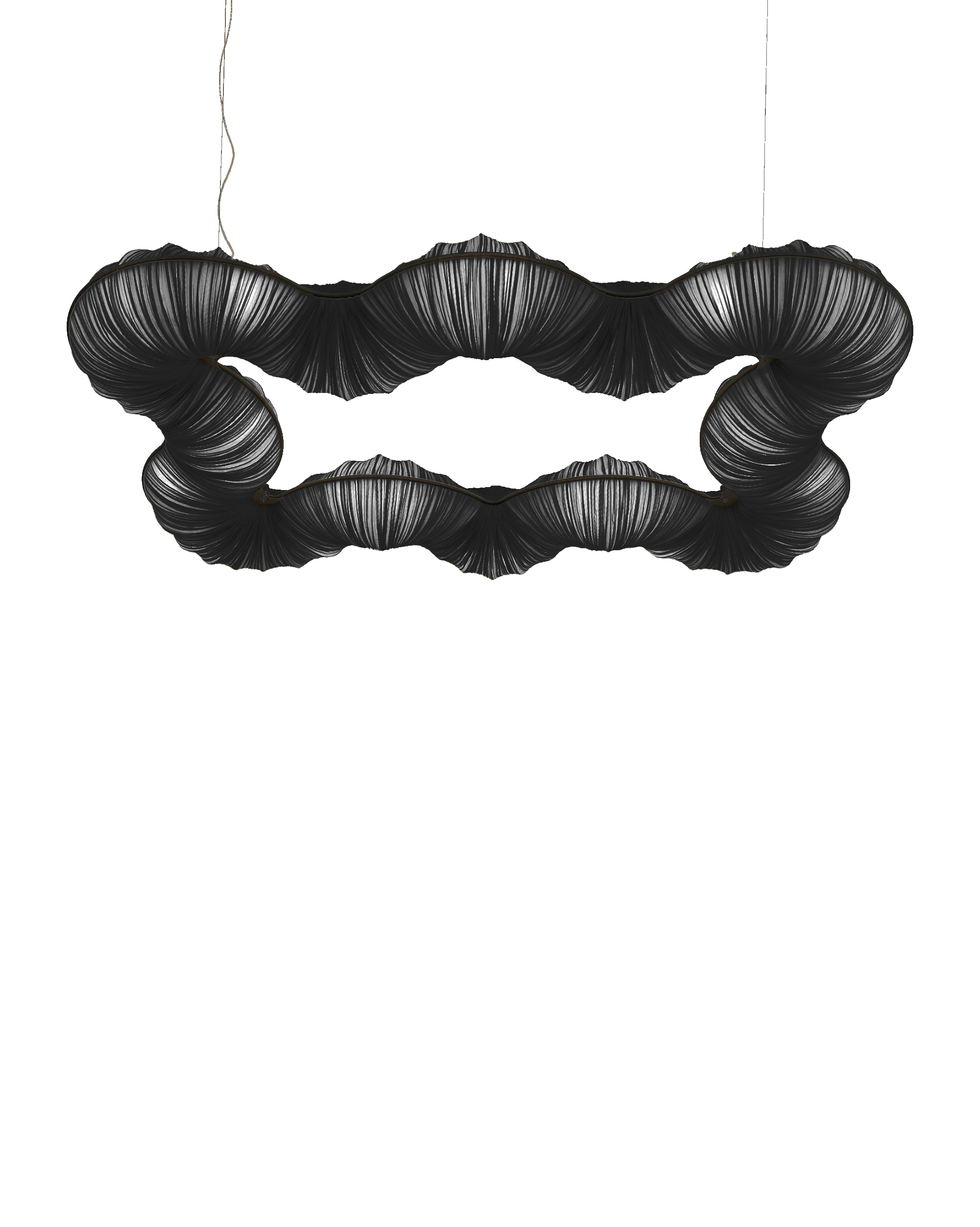 Rotini 140x208 in Coal Silk