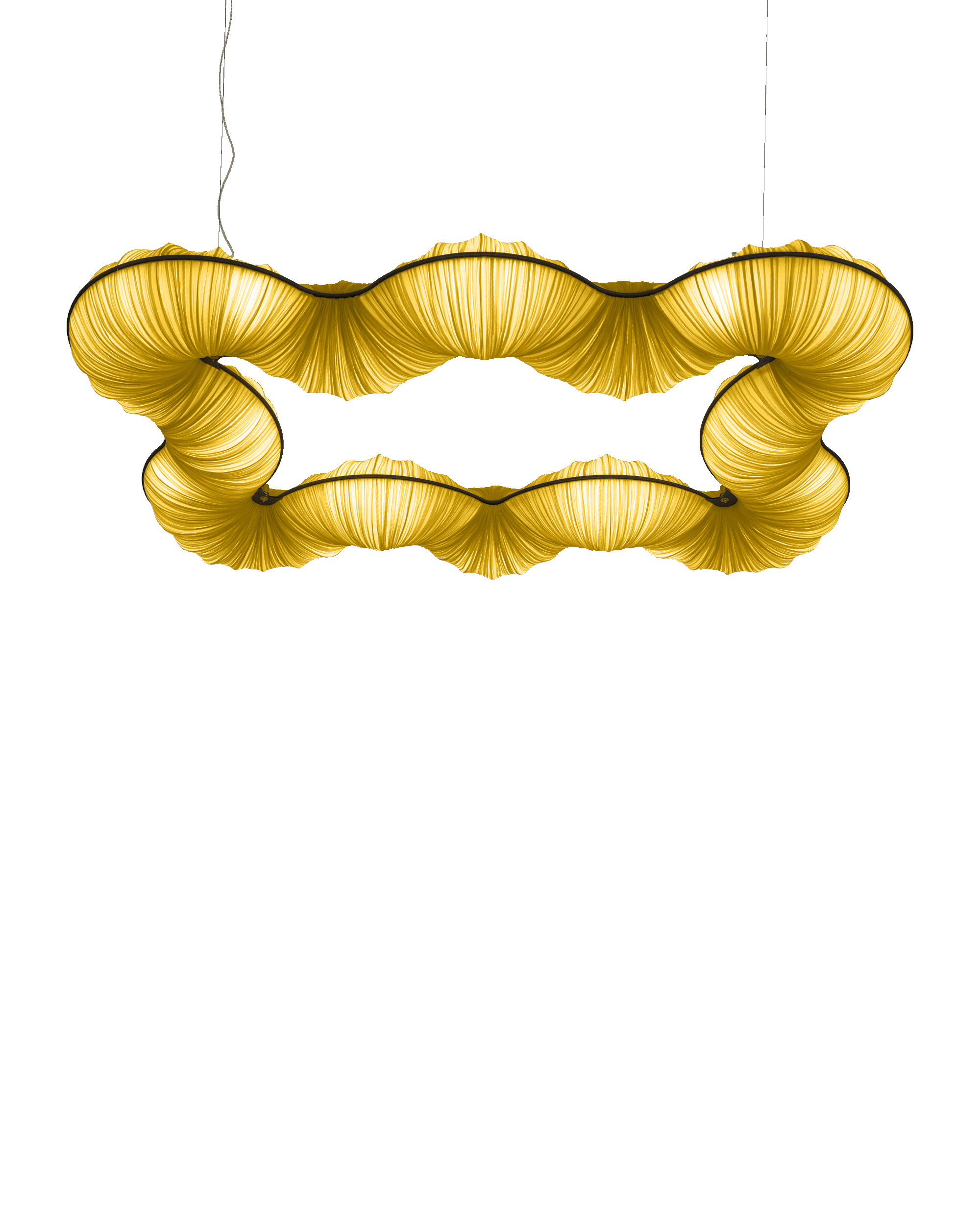 Rotini 140x208 in Curry Silk