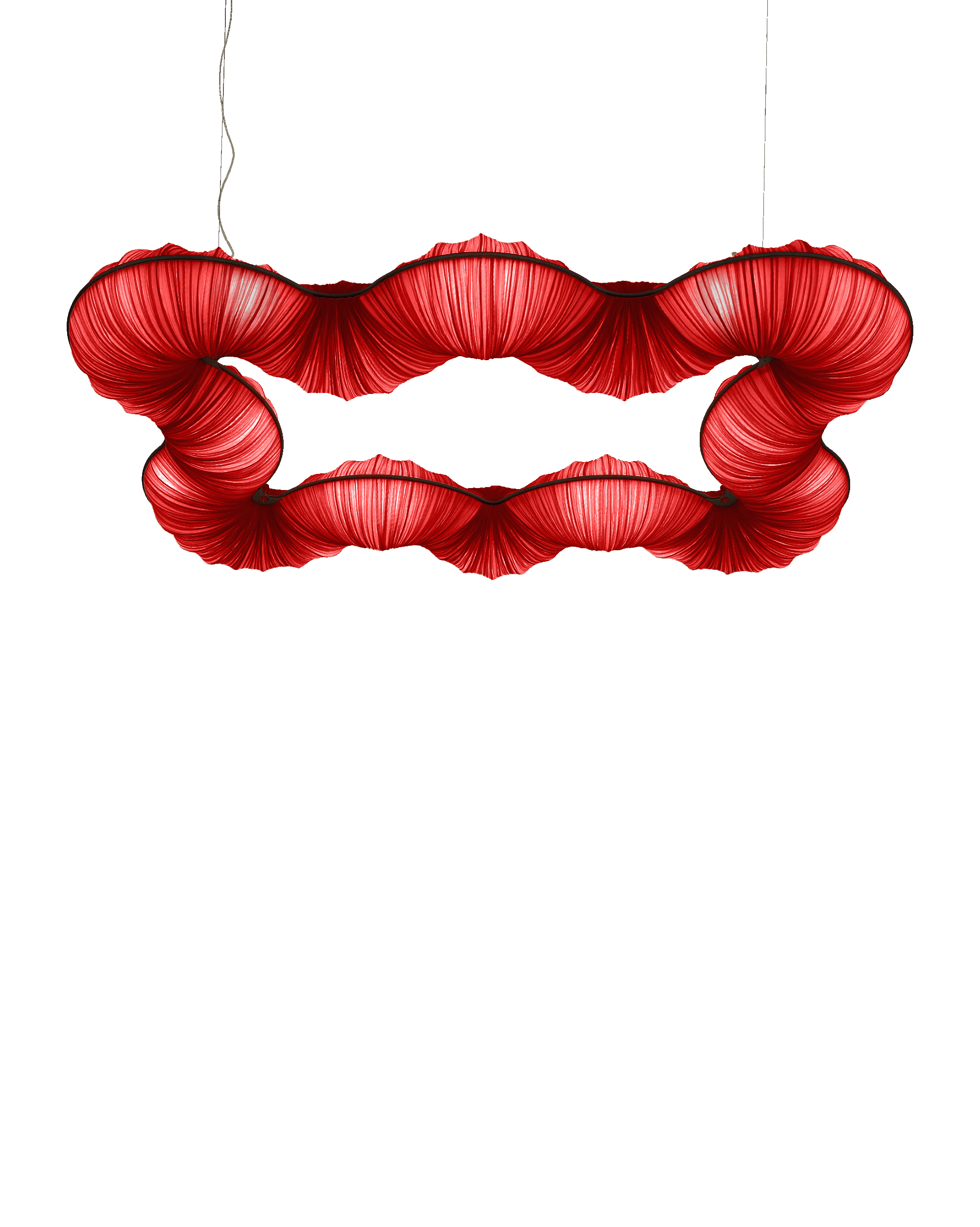 Rotini 140x208 in Flame Silk