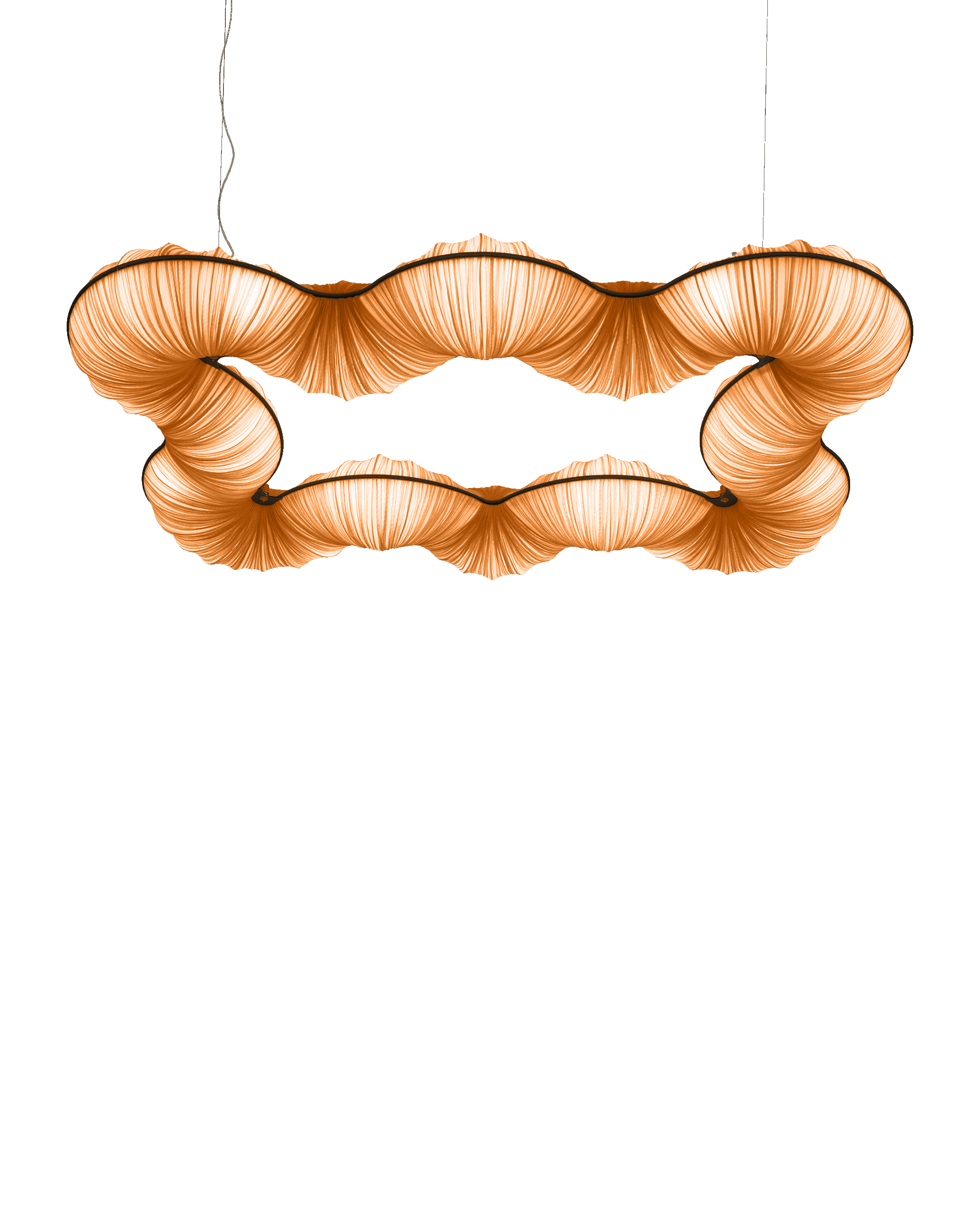 Rotini 140x208 in Orange Silk