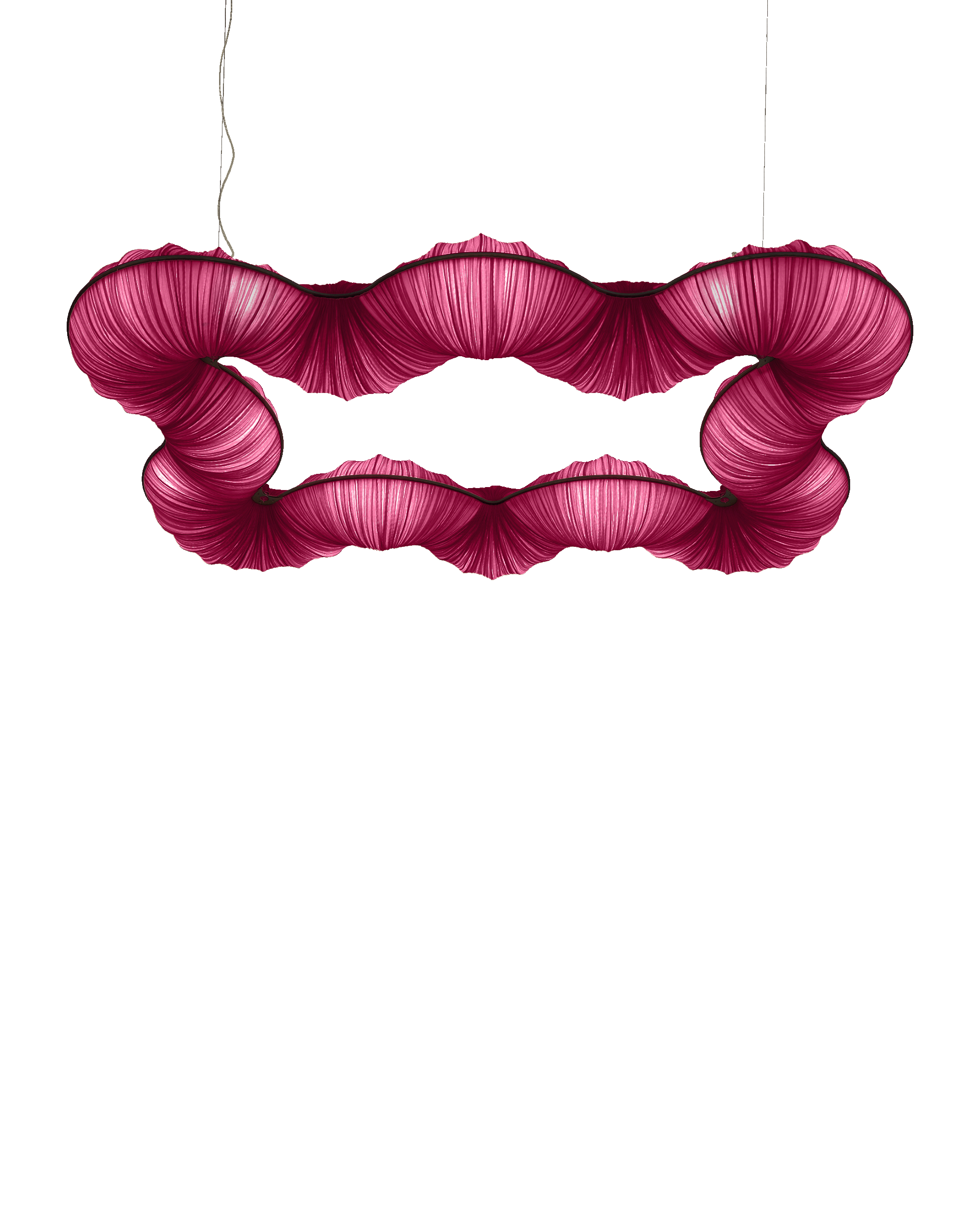 Rotini 140x208 in Red Silk