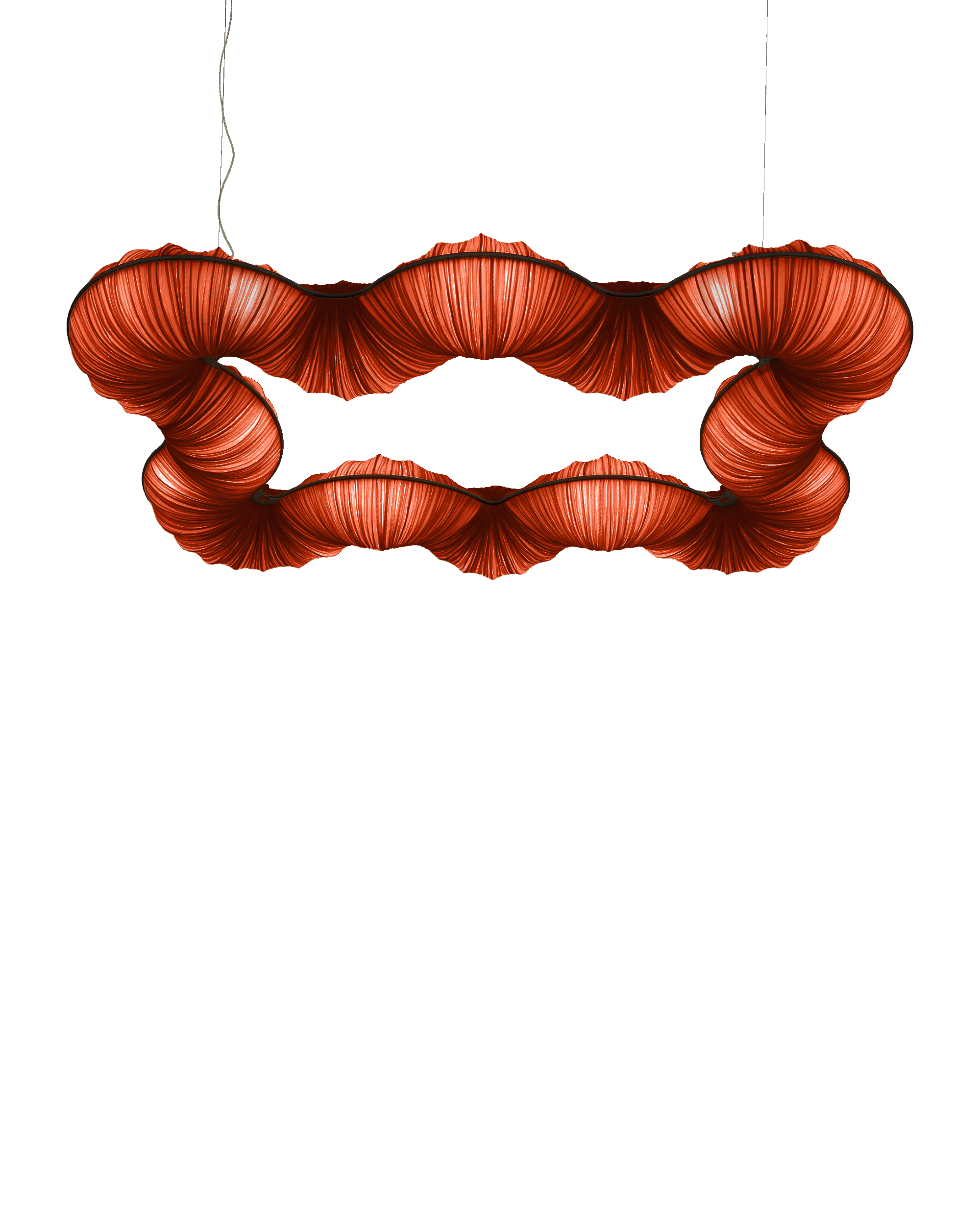 Rotini 140x208 in Rust Silk