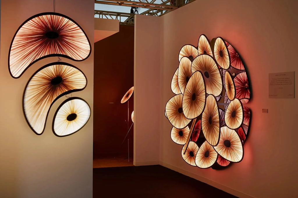 Custom Lotus Lake Wall Light Installation