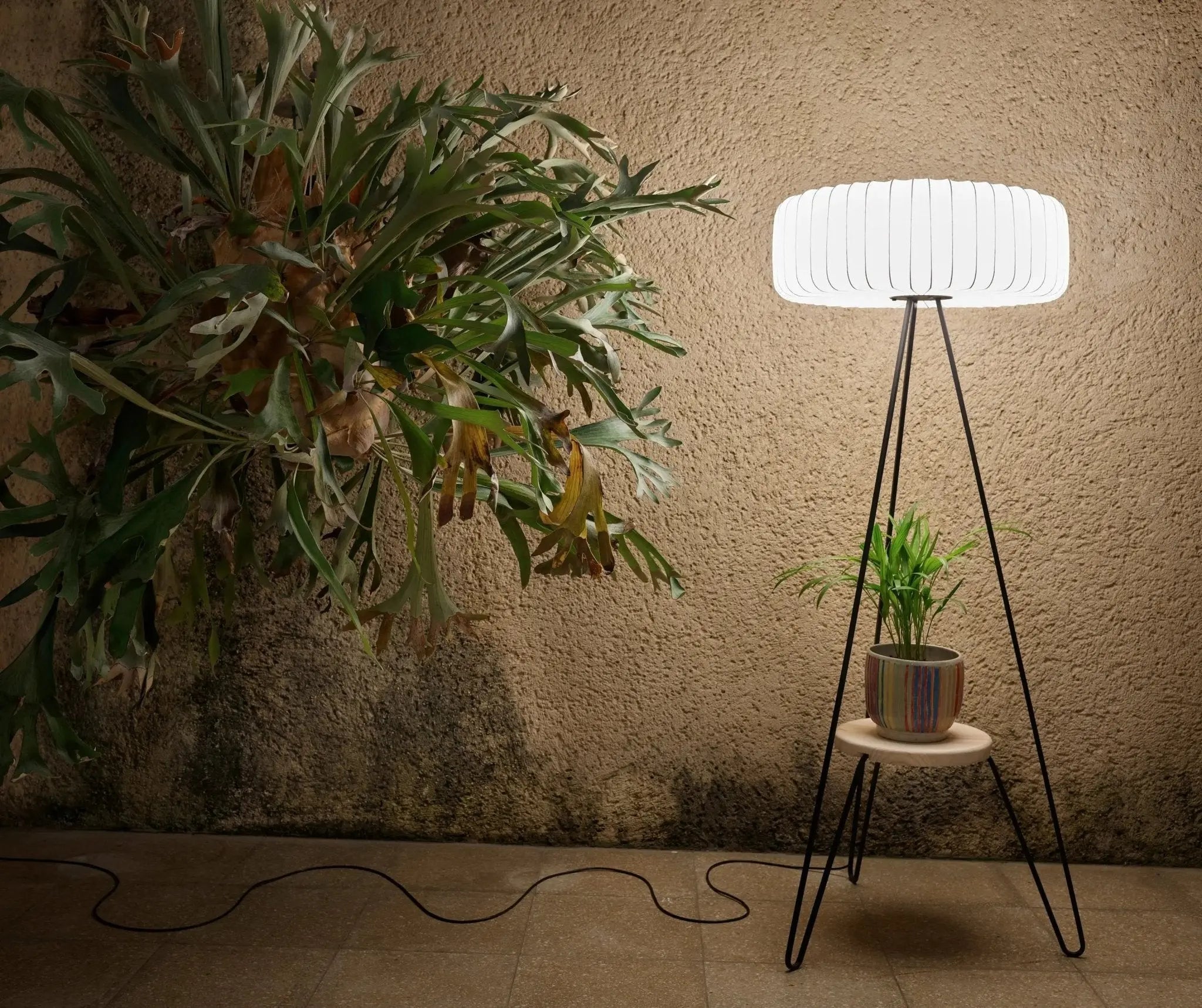 M Floor Lamp by Aqua Creations Luminary Design Studio