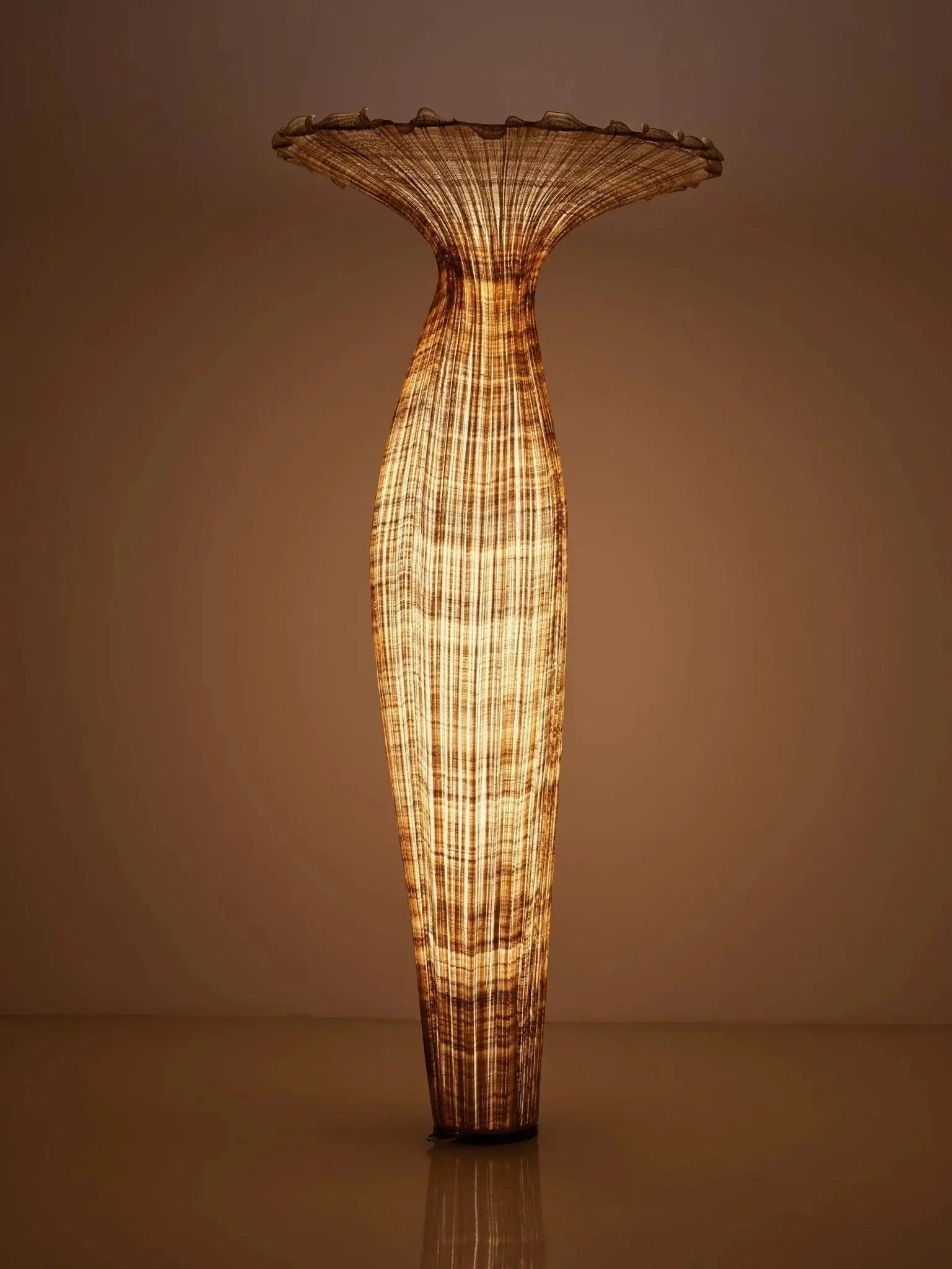 Morning Glory Floor Lamp - Anniversary Edition by Aqua Creations Luminary Design Studio