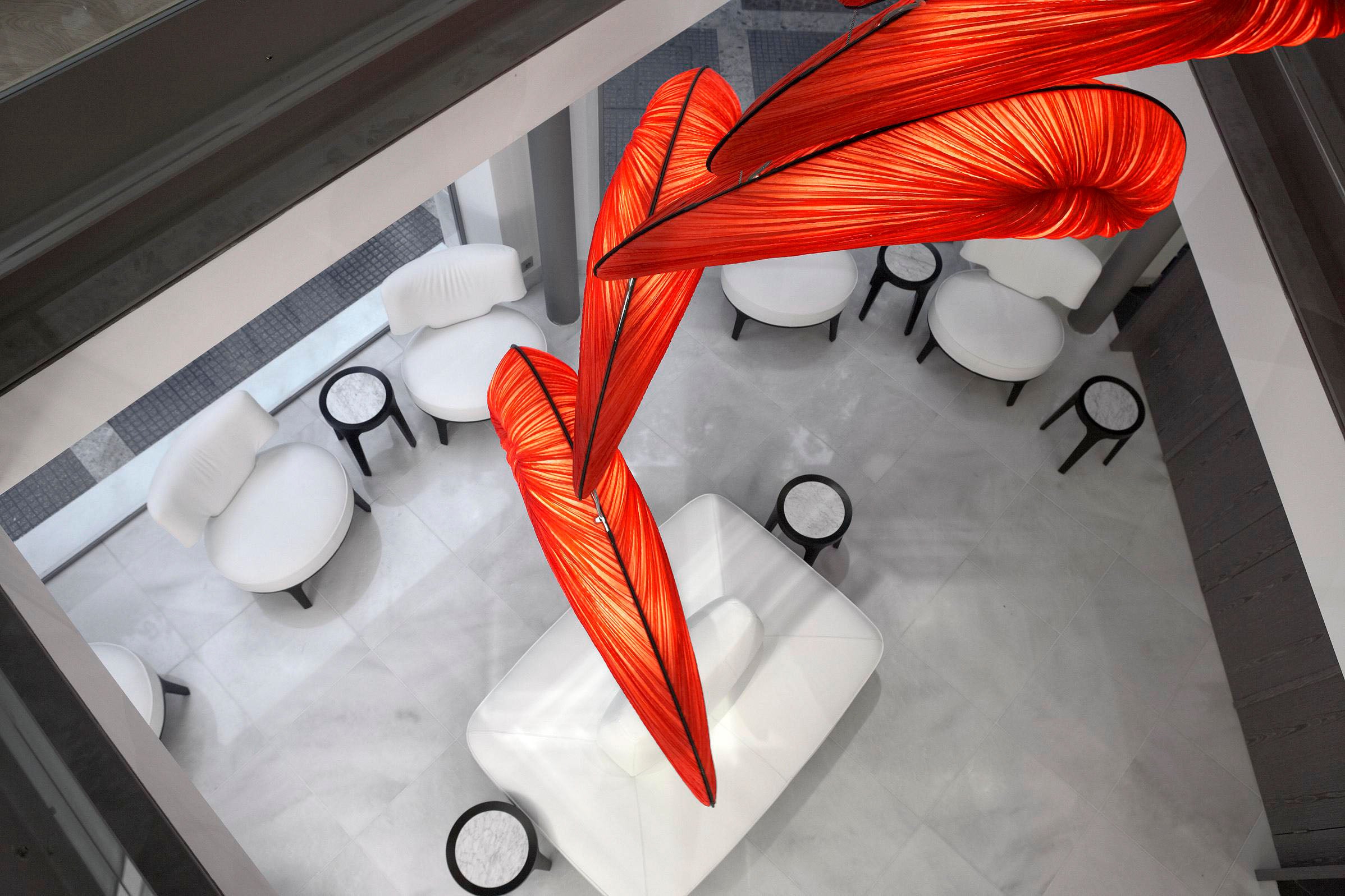 Nana 100 by Aqua Creations Luminary Design Studio  in Flame Silk color