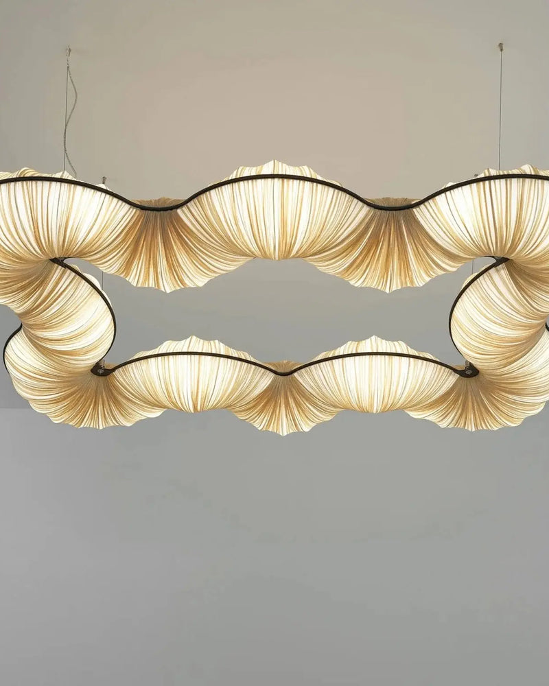 Rotini Chandelier by Aqua Creations Luminary Design Studio