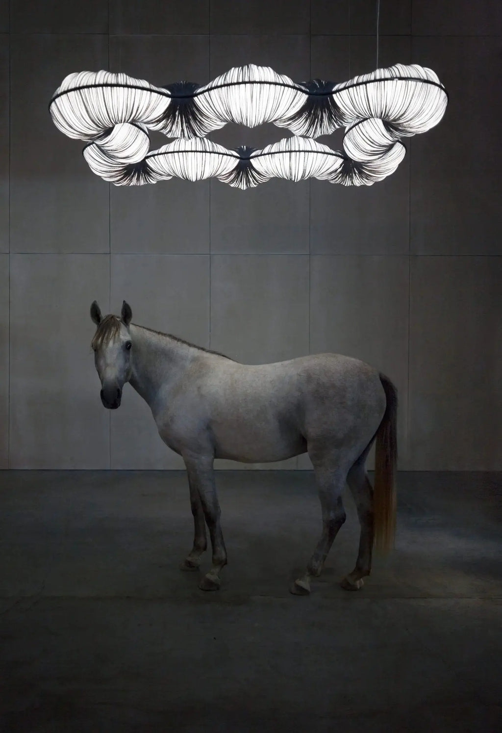 Rotini Chandelier by Aqua Creations Luminary Design Studio
