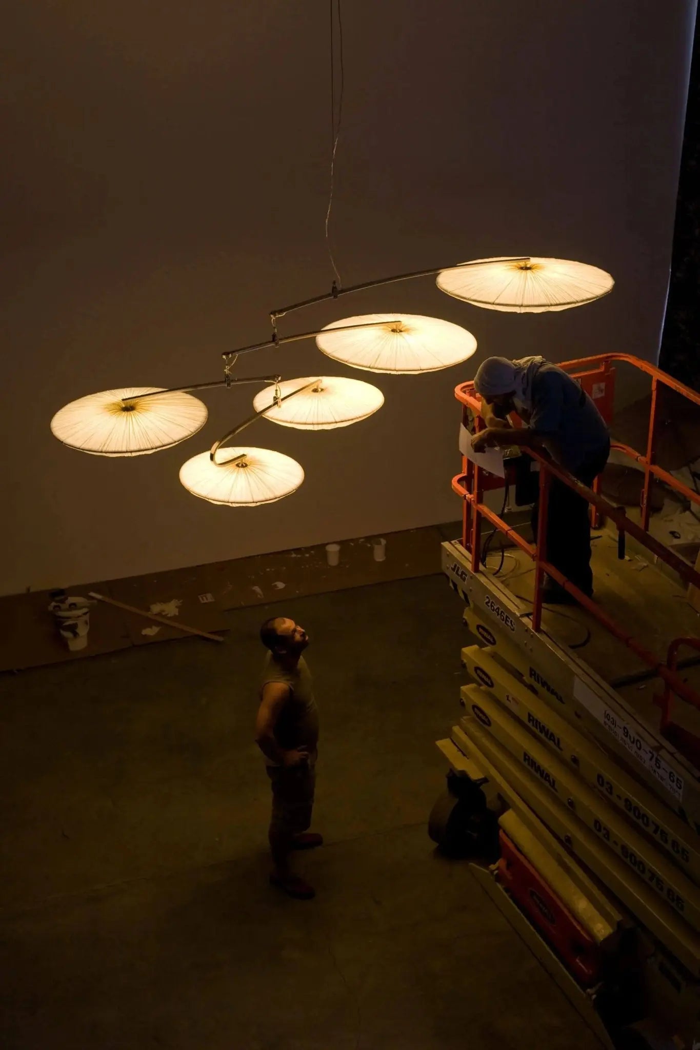 Stand By Mobile Light by Aqua Creations Luminary Design Studio