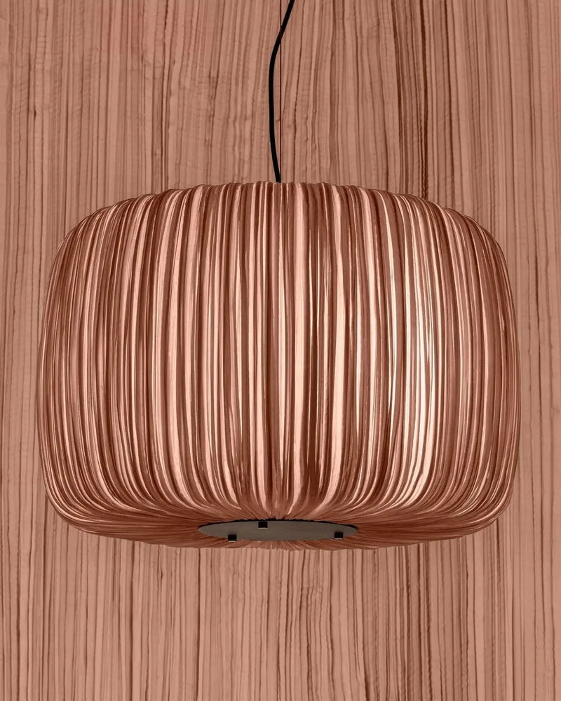 Te Silk Pendant Light by Aqua Creations Luminary Design Studio