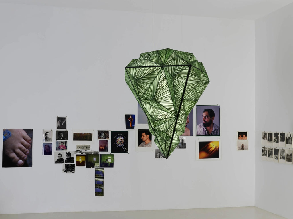 Zooid Pendant Light in Grass silk